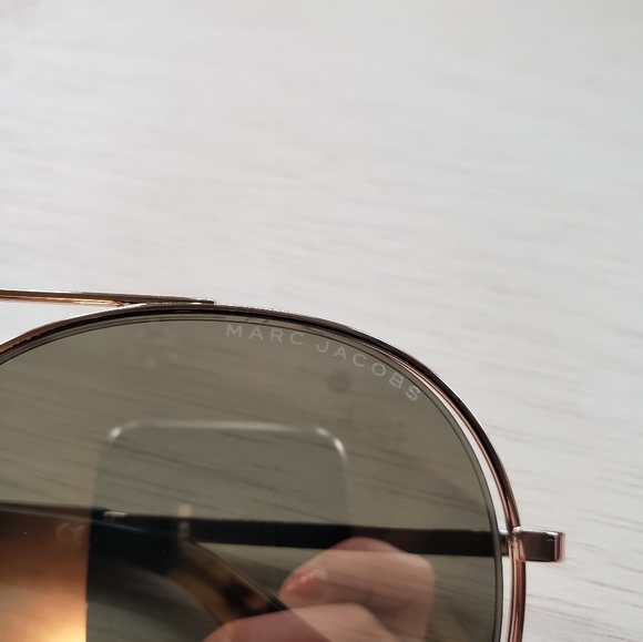 Marc Jacobs 328 /F/S 0SCL Yellow Havana Gray Ivory Aviator Style Sunglasses - Picture 8 of 12